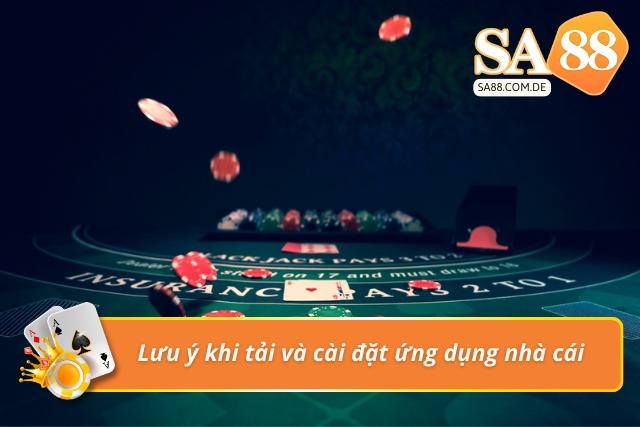 Một vài lưu ý trước khi thực hiện cài đặt app