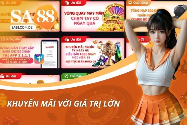 Sảnh cược với ưu đãi cực khủng 